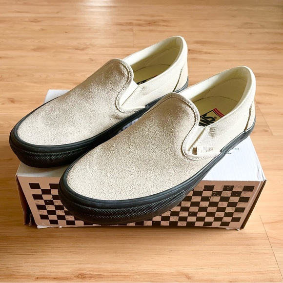 Vans Skate Slip- on Tan Black Women 10.0 US - Picture 6 of 11